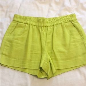 NEON JCREW SHORTS